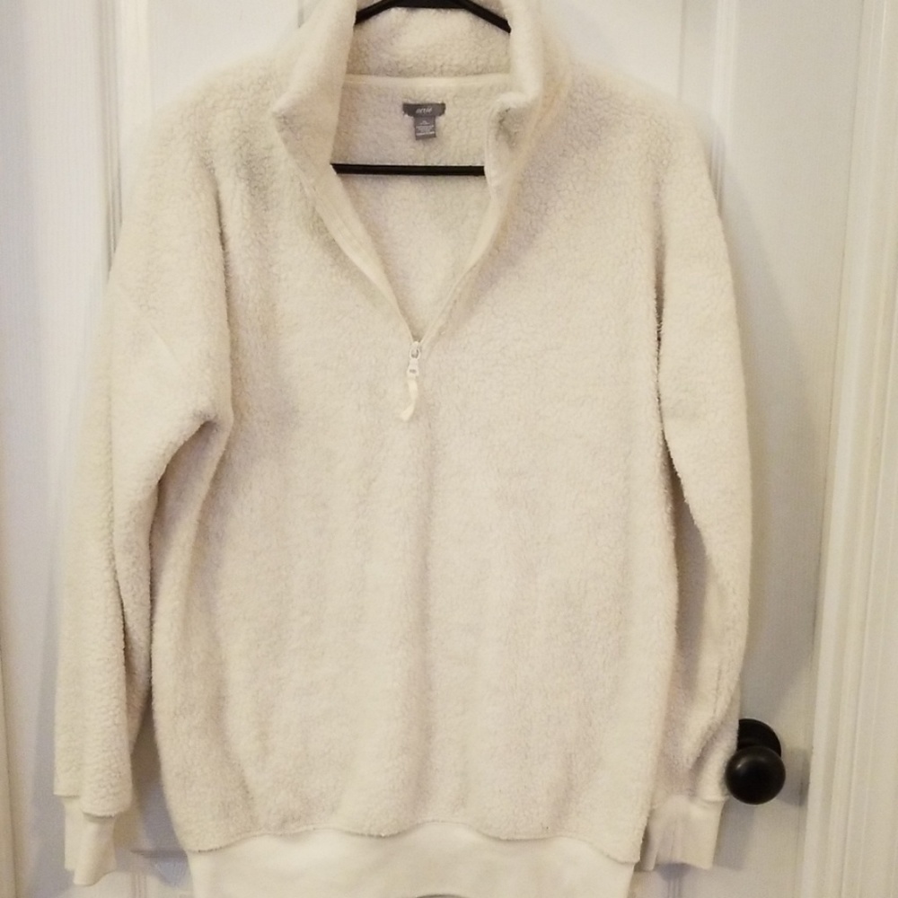 Aerie Sherpa oversized pullover